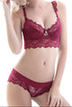 Women's Thin Transparent Lace Bra Set