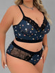 Printed Strapless Anti-wardrobe Malfunction Bra, A Sexy Lingerie SetP