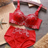 Bras Set Push Up Bra Underwire Brassiere Lined Lingerie